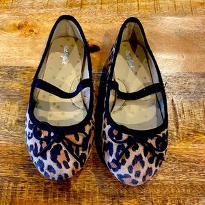 Cat & Jack Cheetah Dress Shoes Toddler Size 9